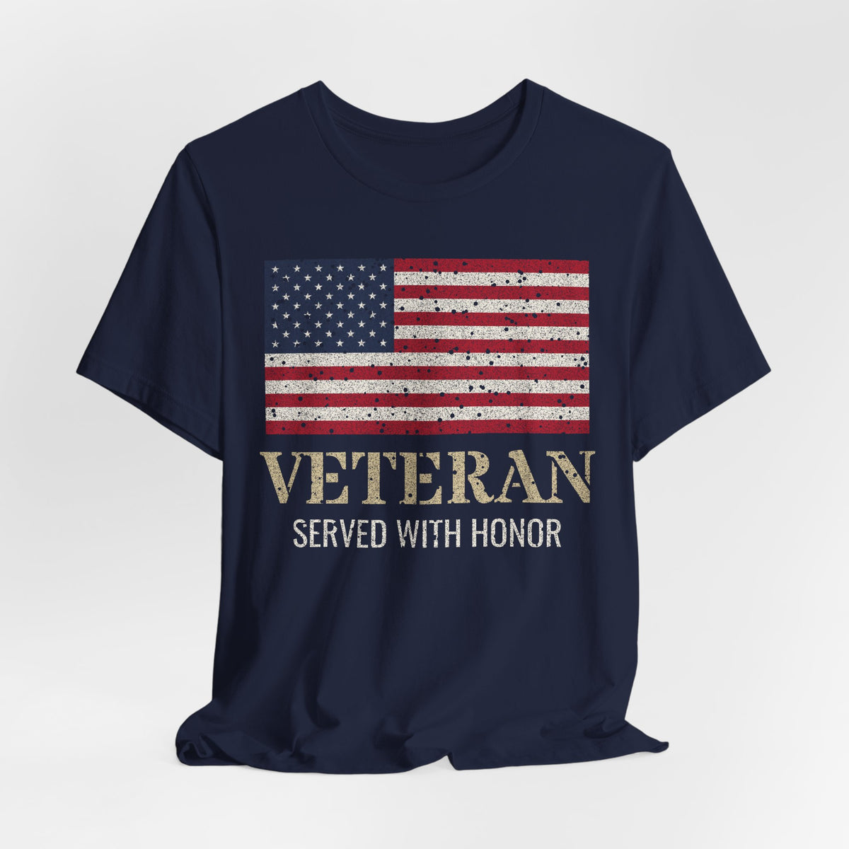 Veteran – Served With Honor Flag Tee