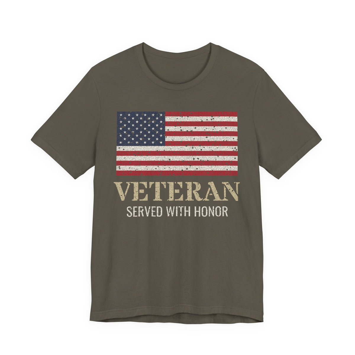 Veteran – Served With Honor Flag Tee