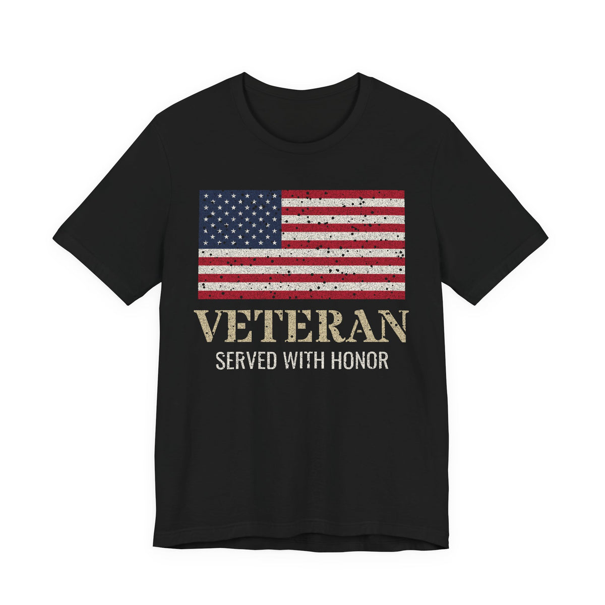 Veteran – Served With Honor Flag Tee