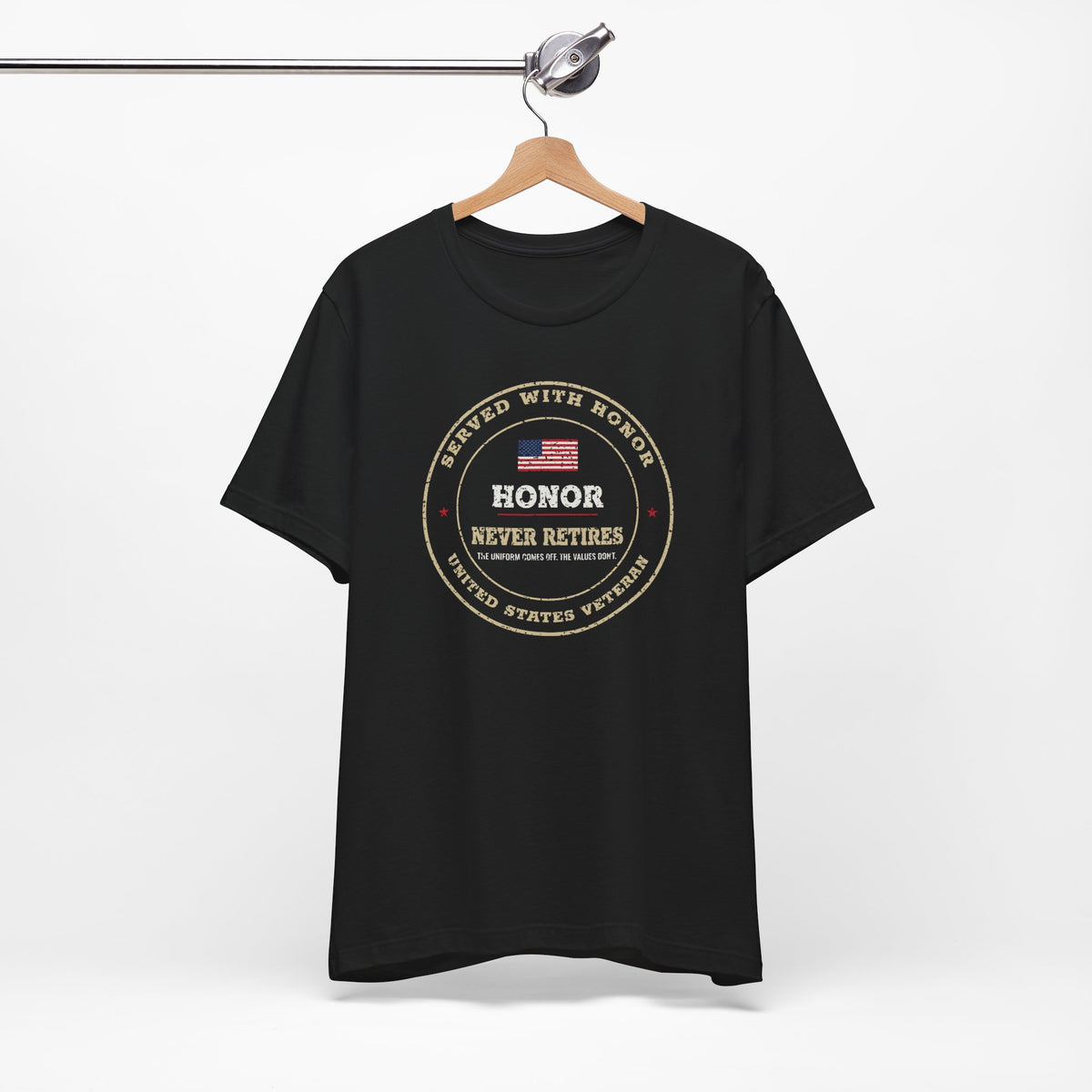 Honor Never Retires Veteran Tee