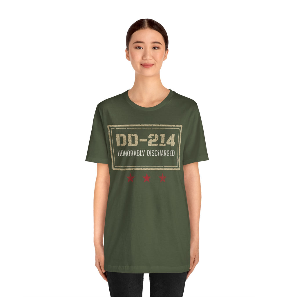 DD-214 Honorably Discharged Tee