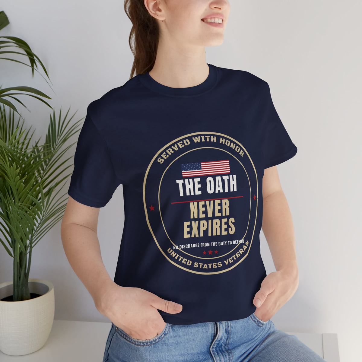 The Oath Never Expires Veteran Tee