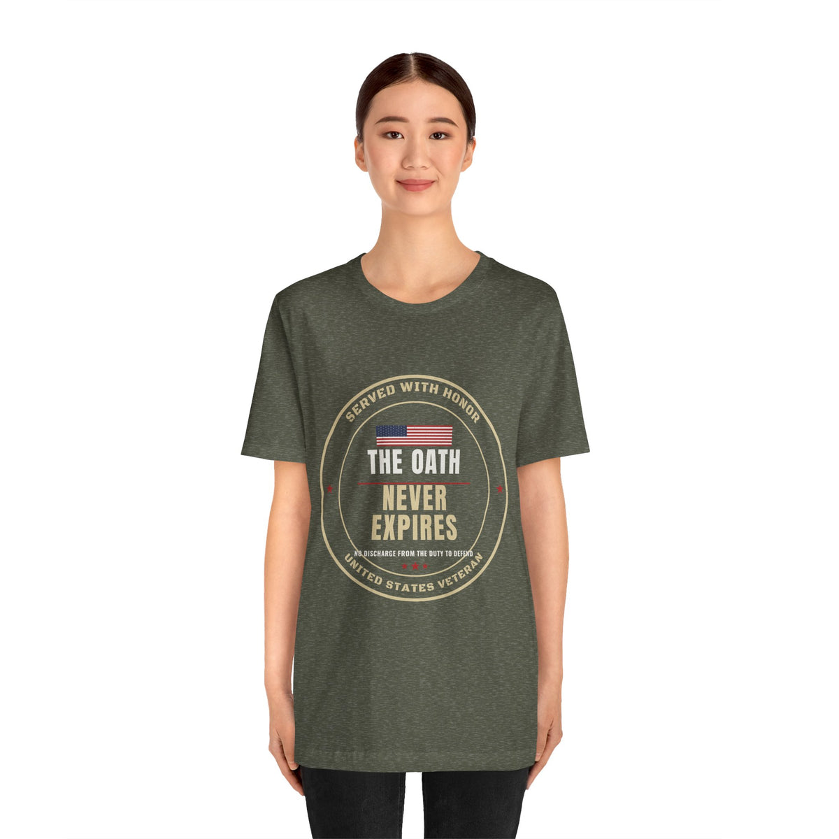 The Oath Never Expires Veteran Tee