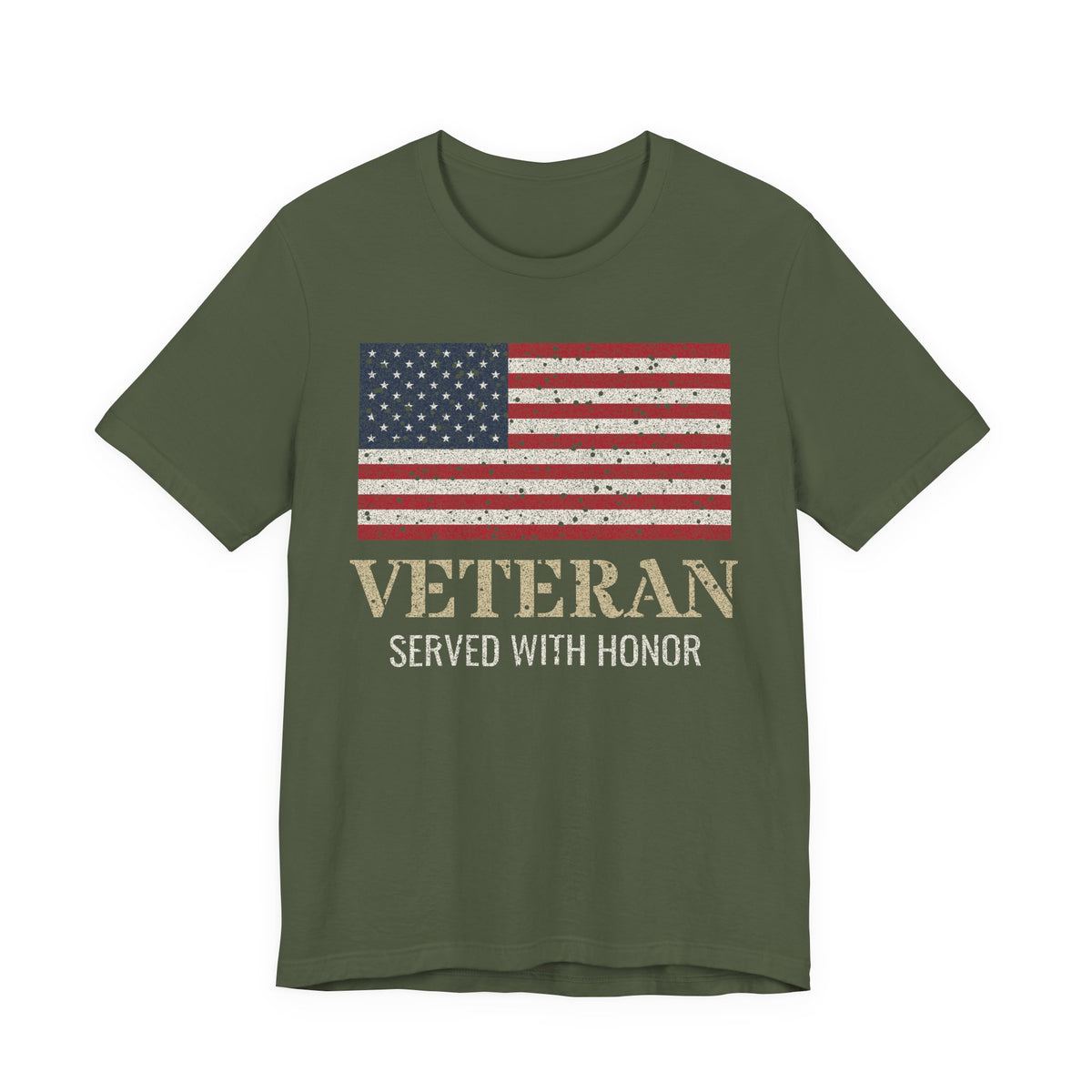 Veteran – Served With Honor Flag Tee