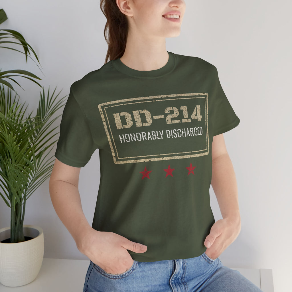 DD-214 Honorably Discharged Tee