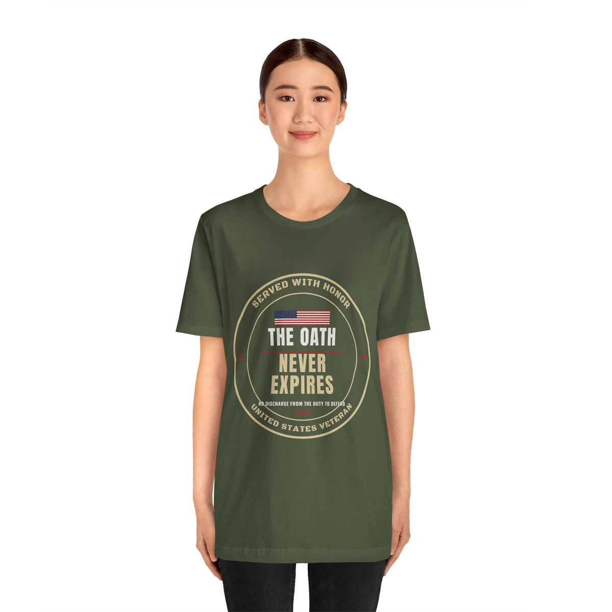 The Oath Never Expires Veteran Tee