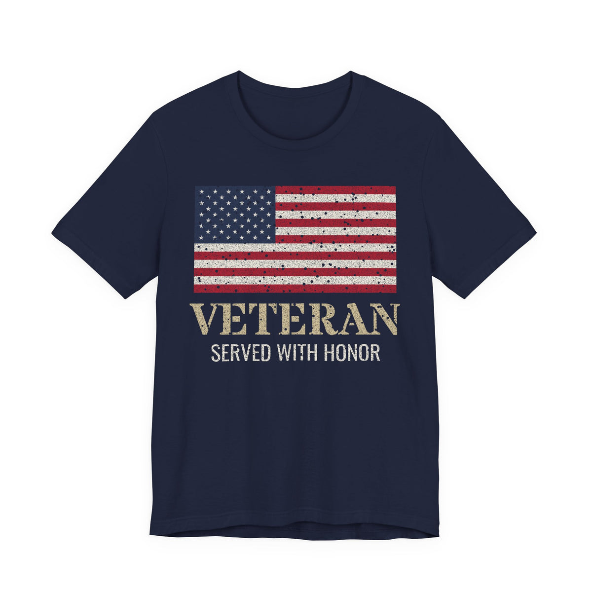 Veteran – Served With Honor Flag Tee