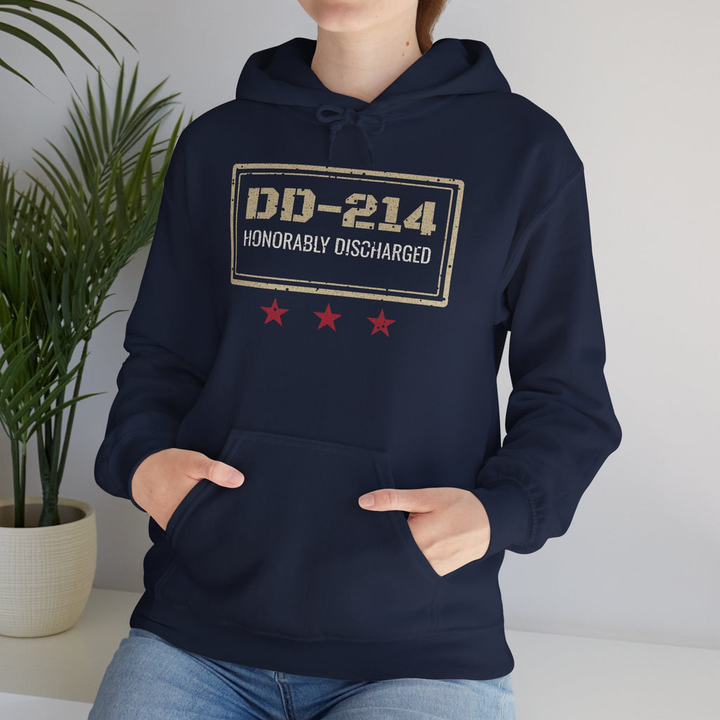 DD-214 Honorably Discharged Hoodie