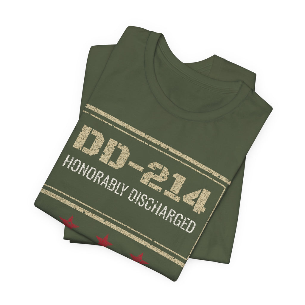 DD-214 Honorably Discharged Tee