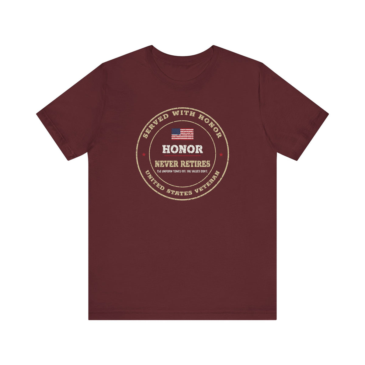 Honor Never Retires Veteran Tee