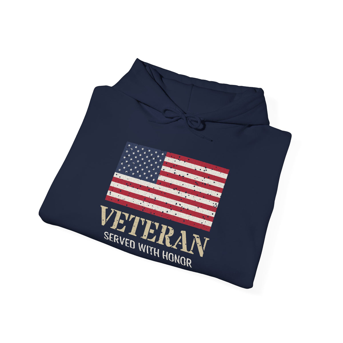 Veteran – Served With Honor Flag Hoodie