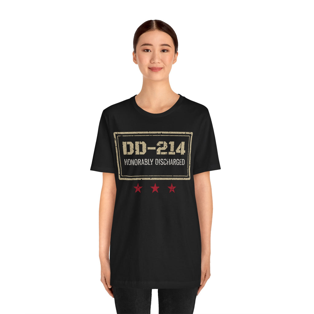 DD-214 Honorably Discharged Tee