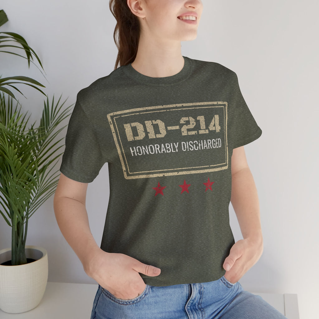 DD-214 Honorably Discharged Tee