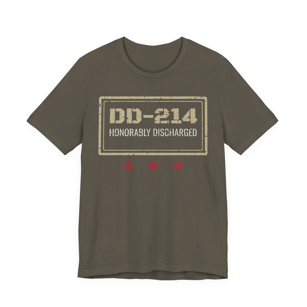 DD-214 Honorably Discharged Tee