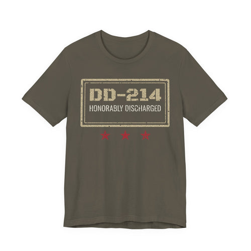 DD-214 Honorably Discharged Tee