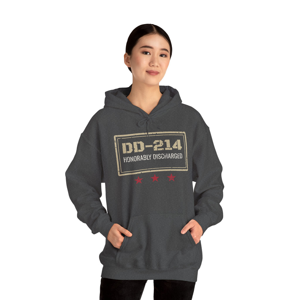 DD-214 Honorably Discharged Hoodie