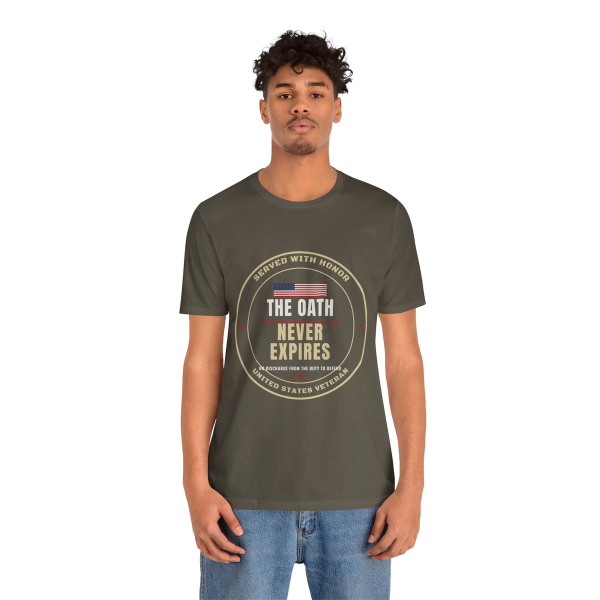 The Oath Never Expires Veteran Tee