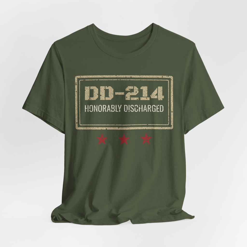 DD-214 Honorably Discharged Tee