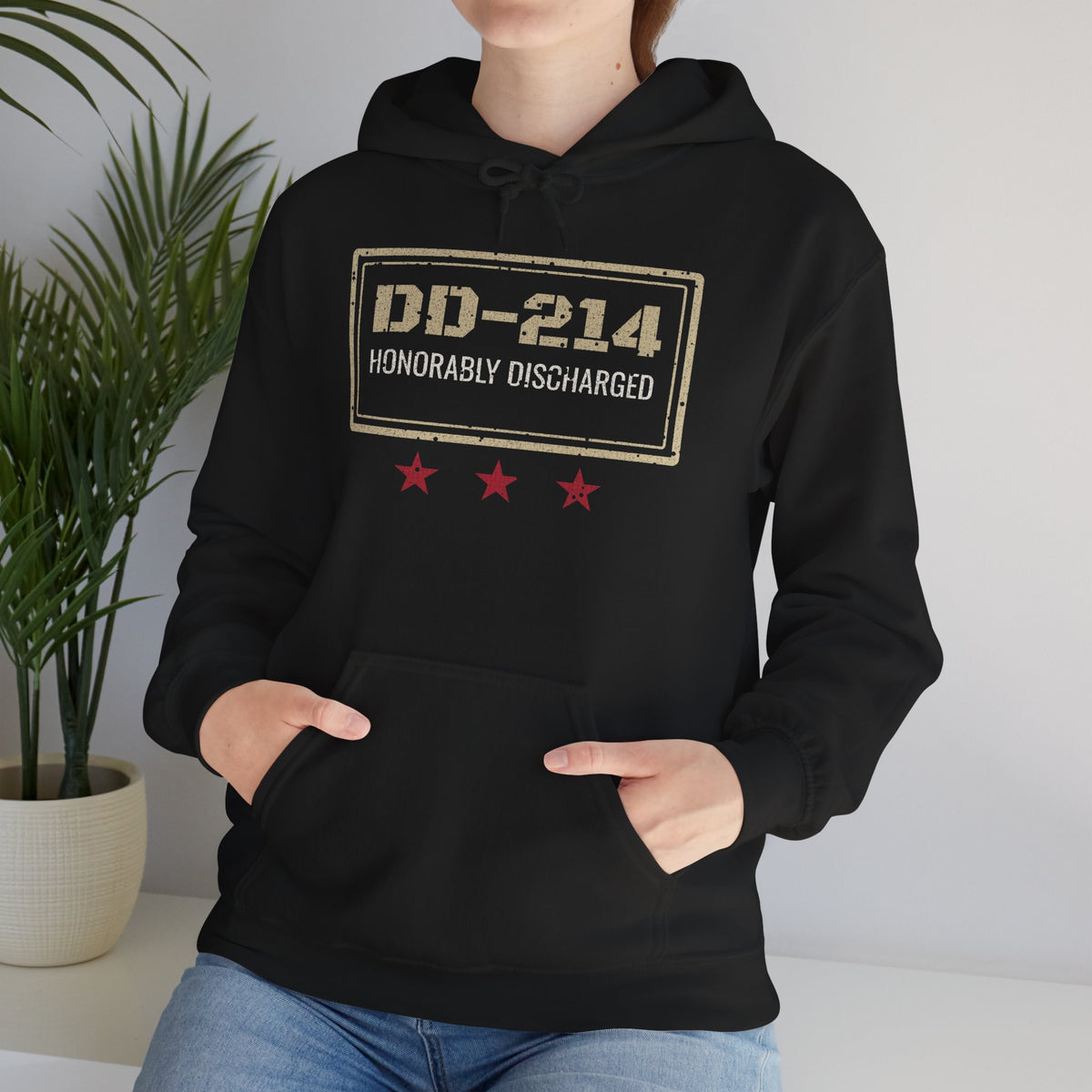 DD-214 Honorably Discharged Hoodie