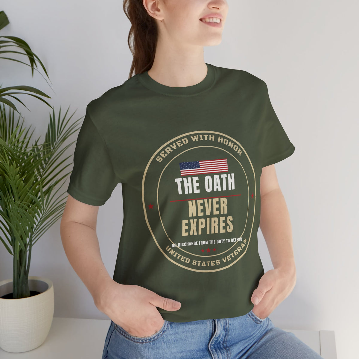 The Oath Never Expires Veteran Tee