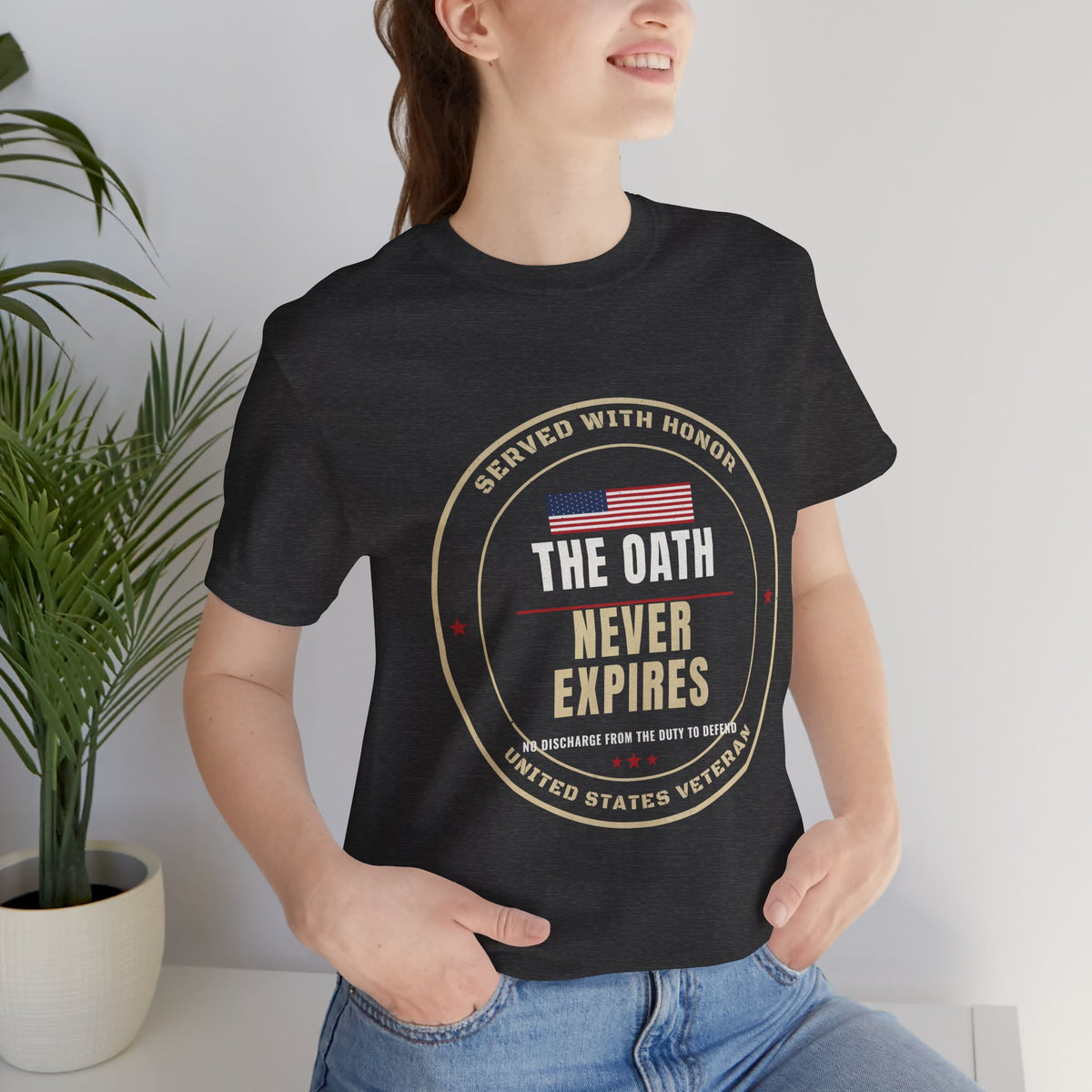 The Oath Never Expires Veteran Tee