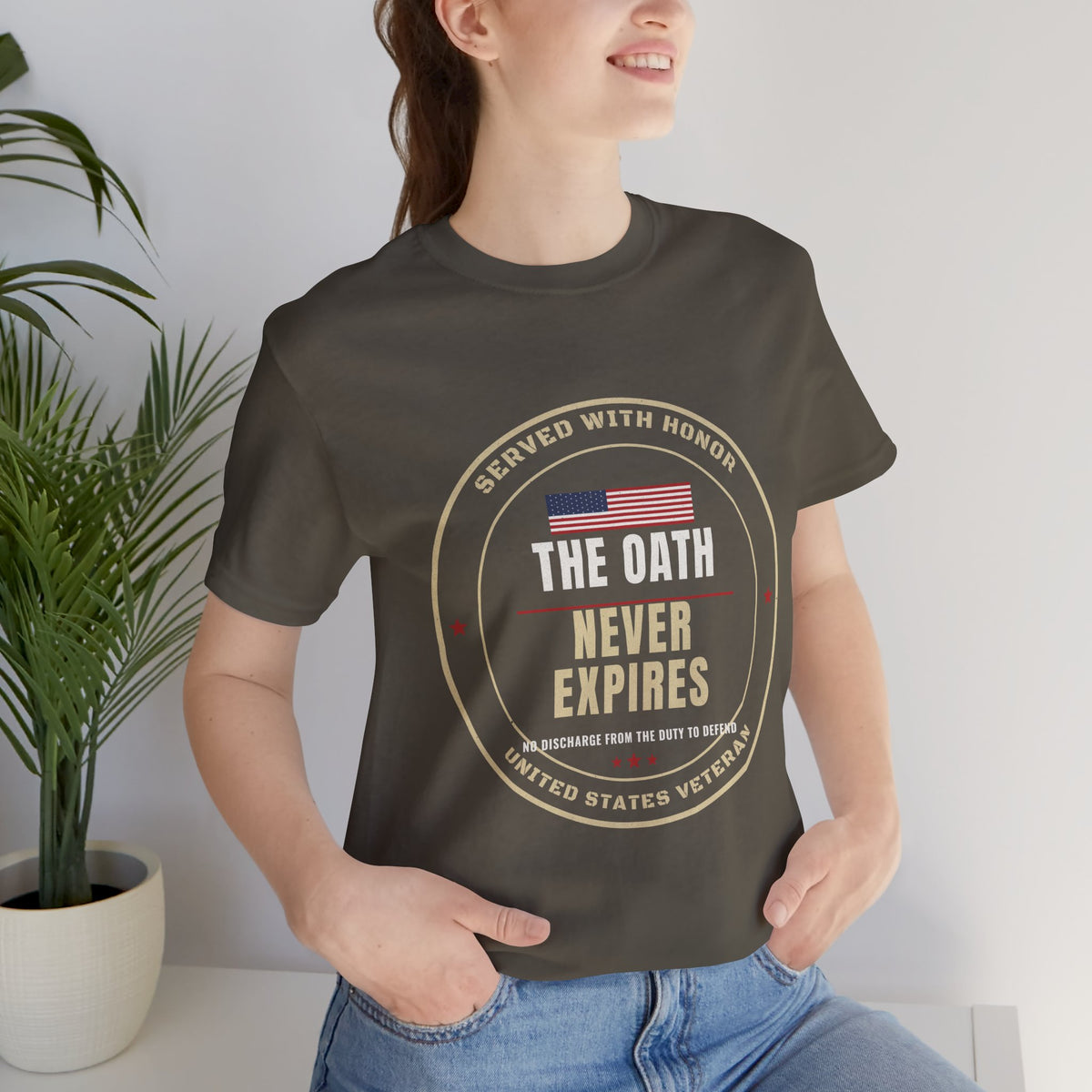 The Oath Never Expires Veteran Tee