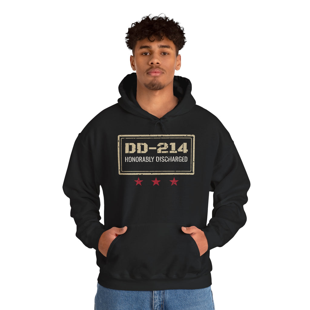 DD-214 Honorably Discharged Hoodie