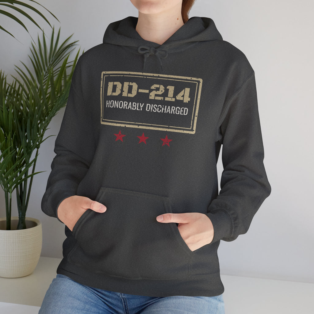 DD-214 Honorably Discharged Hoodie