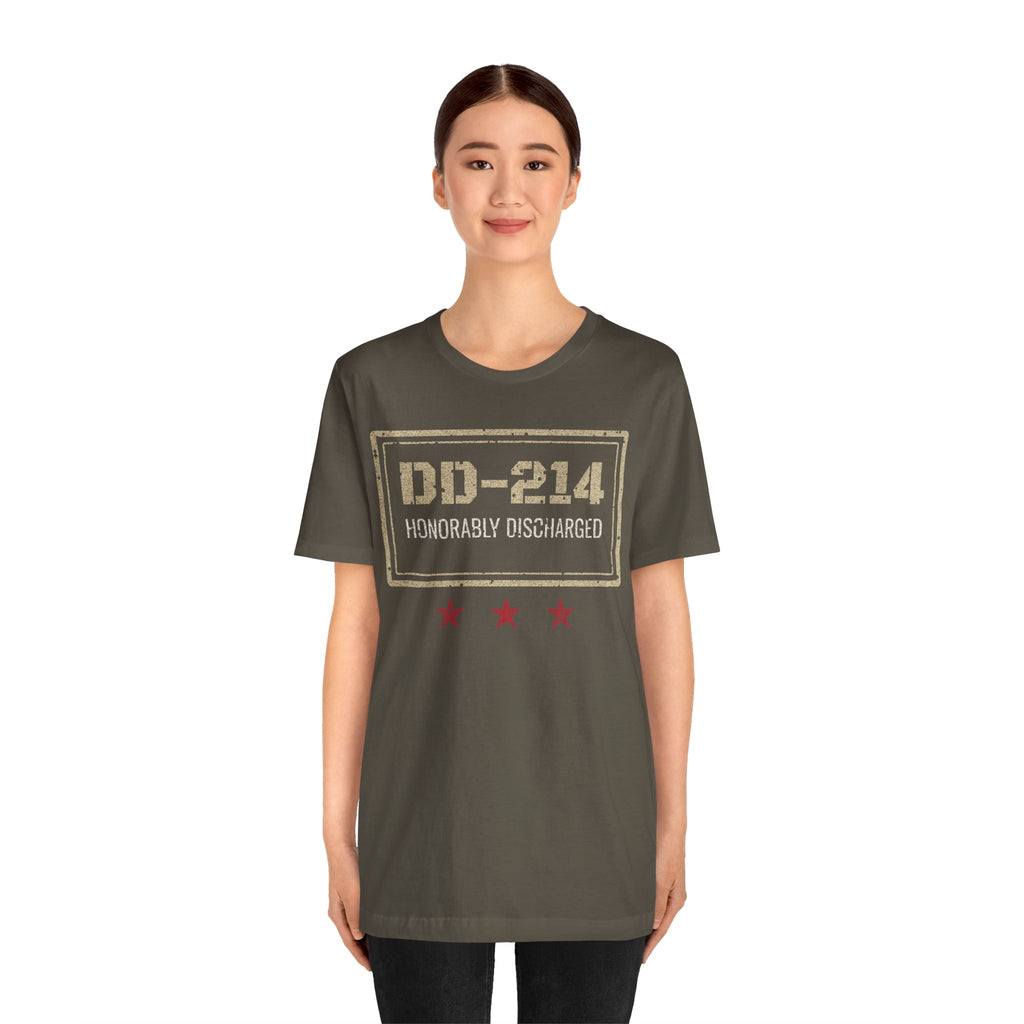 DD-214 Honorably Discharged Tee