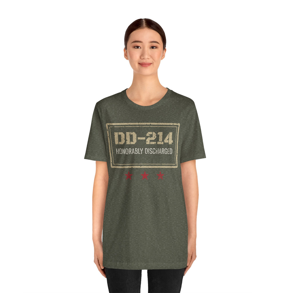 DD-214 Honorably Discharged Tee