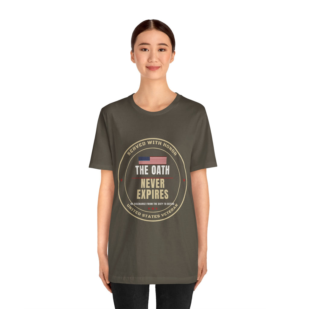 The Oath Never Expires Veteran Tee