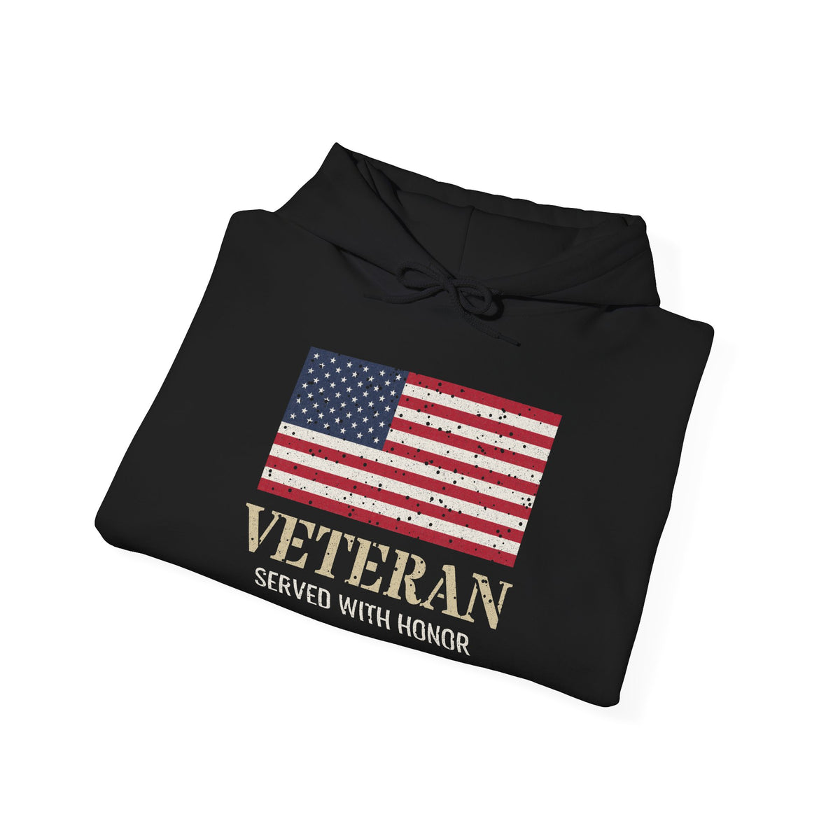 Veteran – Served With Honor Flag Hoodie