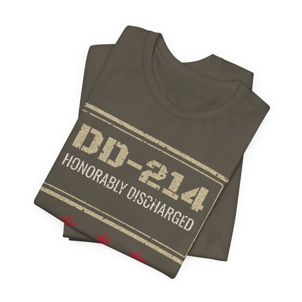 DD-214 Honorably Discharged Tee