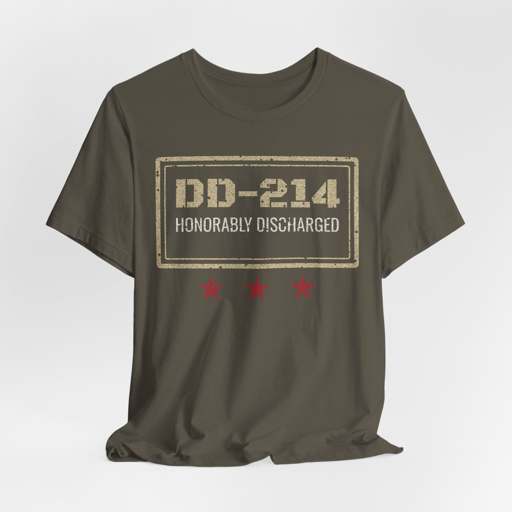 DD-214 Honorably Discharged Tee